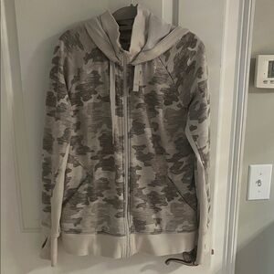 Athleta White Fleece Jacket